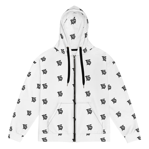 LS Pattern Unisex Zip Up Hoodie